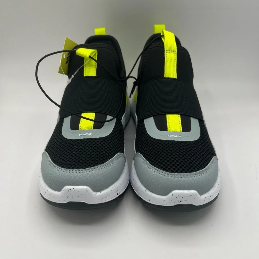 All in Motion Kid's Sneaker SlipOn Performance Gray/Lime Green  Size 4‎
